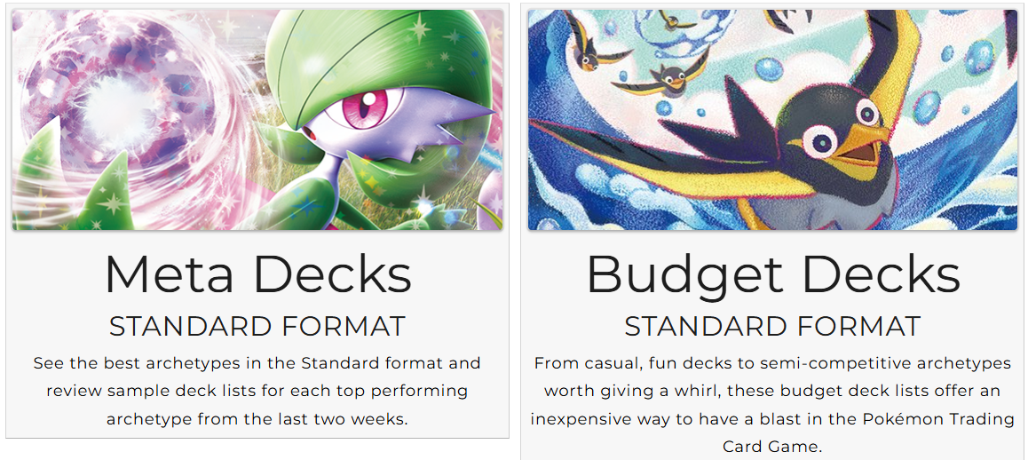 Deck Building Website Reference